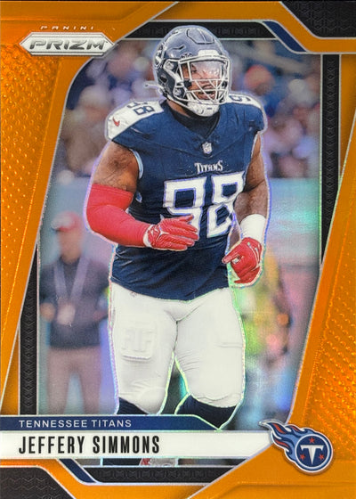 Jeffrey Simmons Prizm Orange /249 Titans