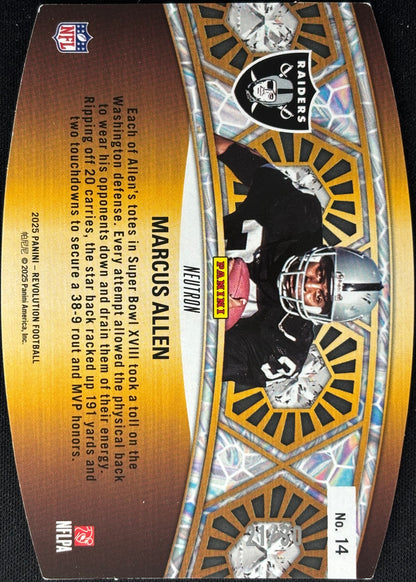 Marcus Allen Revolution Ring Bearer /30 Raiders Chiefs
