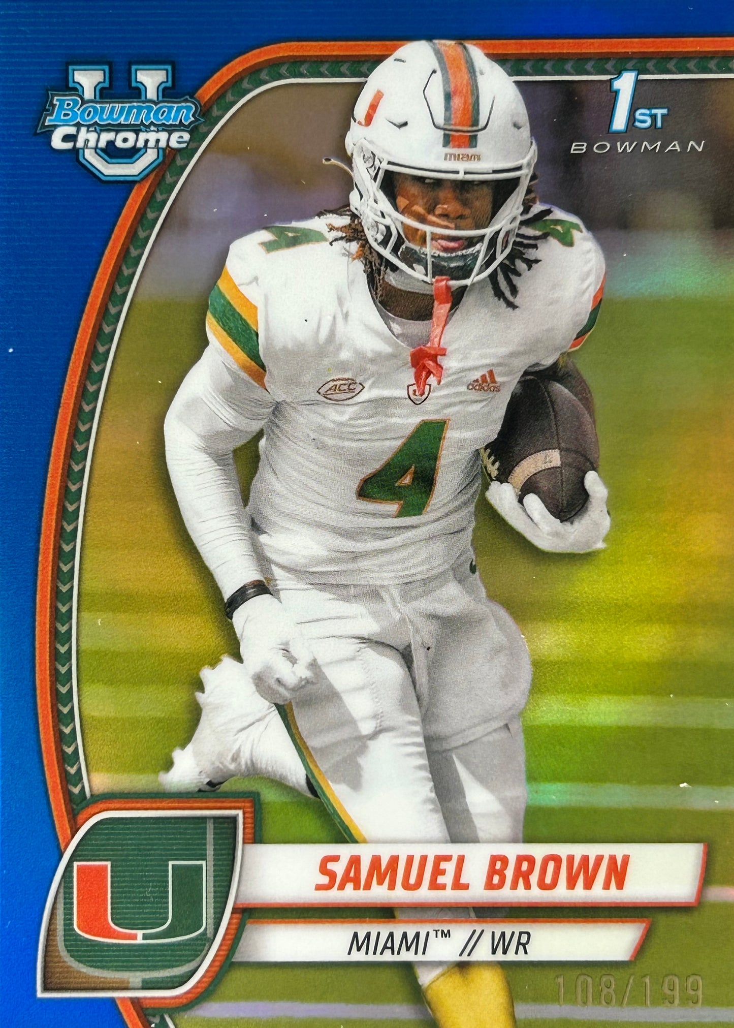 Samuel Brown Bowman U Chrome /199