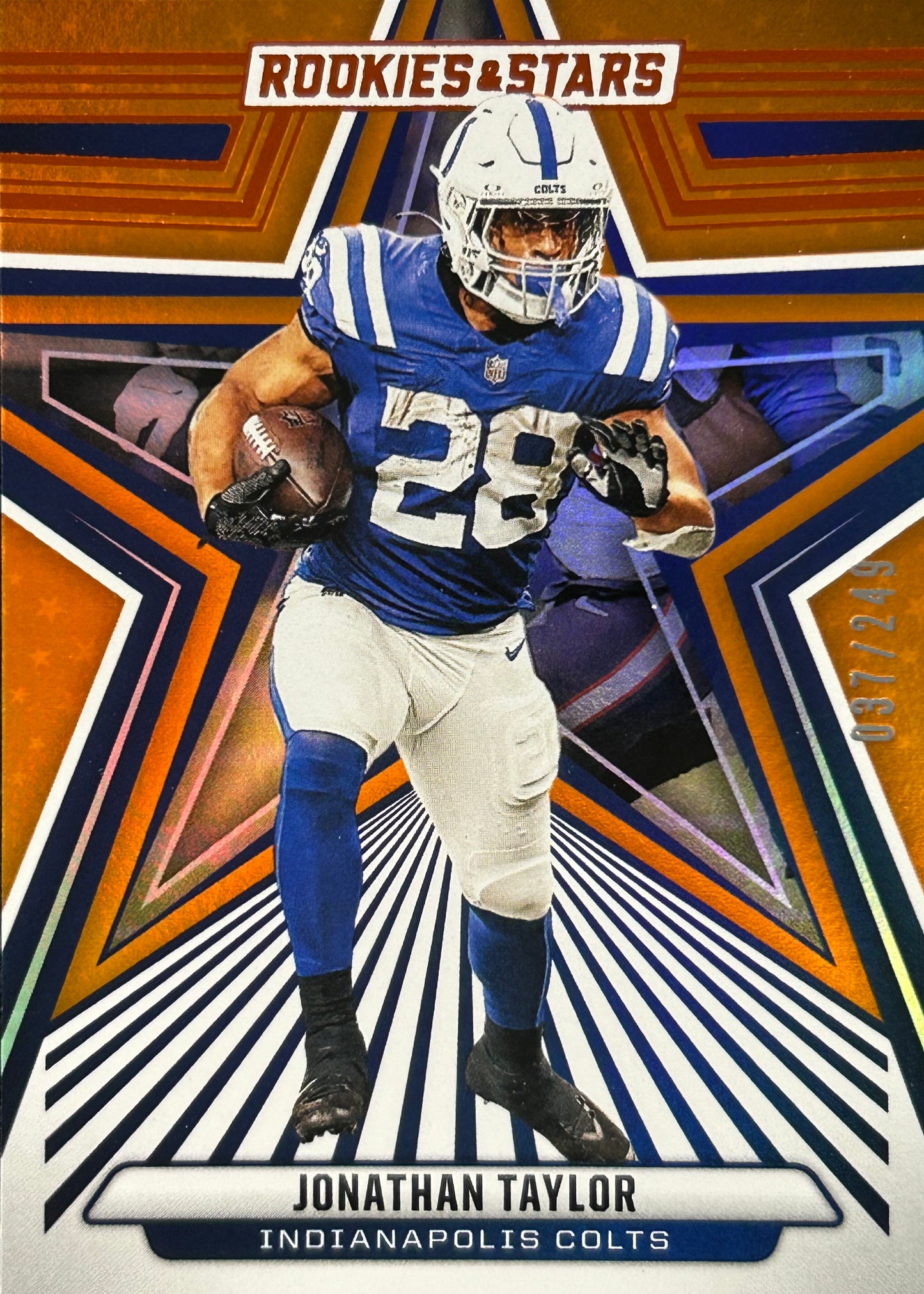Jonathan Taylor R&S Orange /249 Colts