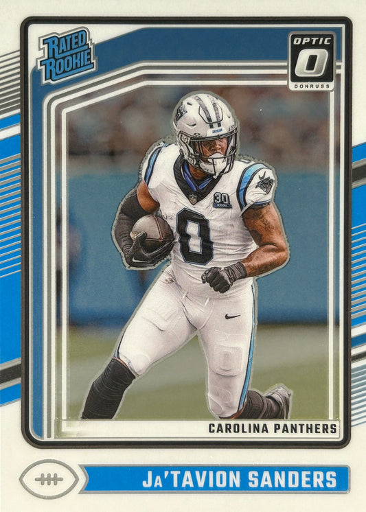 Ja’Tavion Sanders Optic Rated Rookie Panthers
