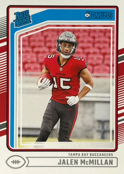Jalen McMillan Donruss Rated Rookie Buccaneers