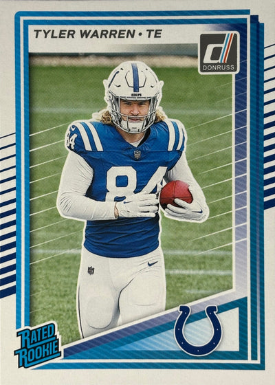 Tyler Warren Donruss Rated Rookie Colts