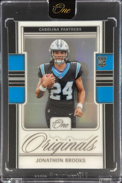 Jonathan Brooks Panini One Originals Rookie Panthers