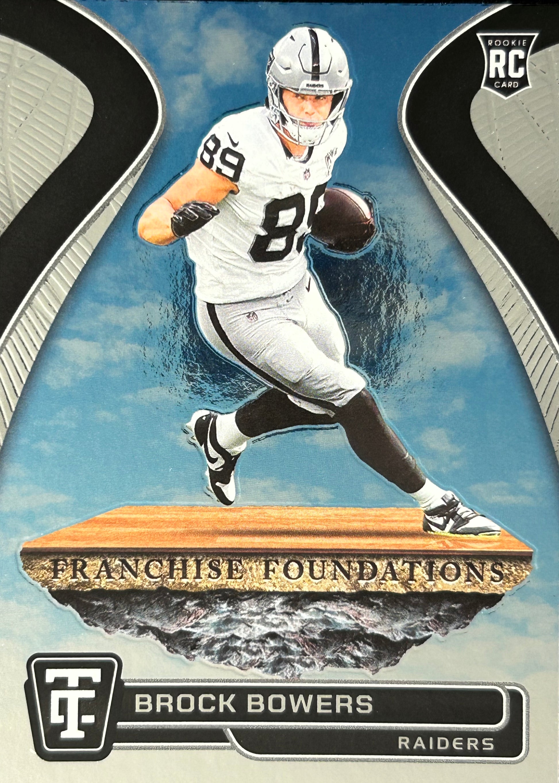 Brock Bowers Franchise Foundations Rookie Raiders Sports Card