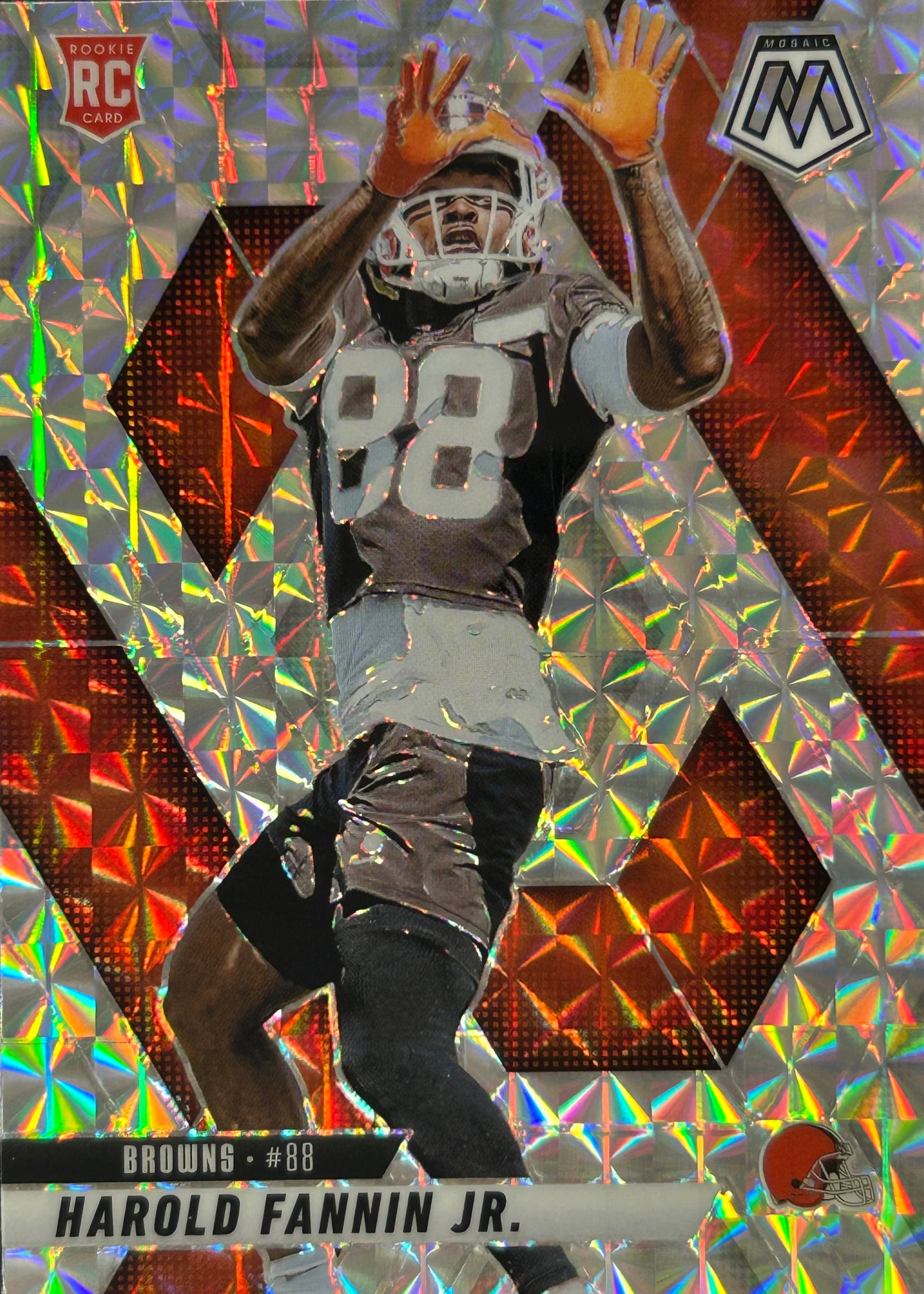 Harold Fannin Jr. Mosaic Prizm Rookie Browns