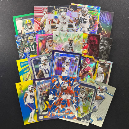 20x Parallel Football Card Value Lot #3A-P