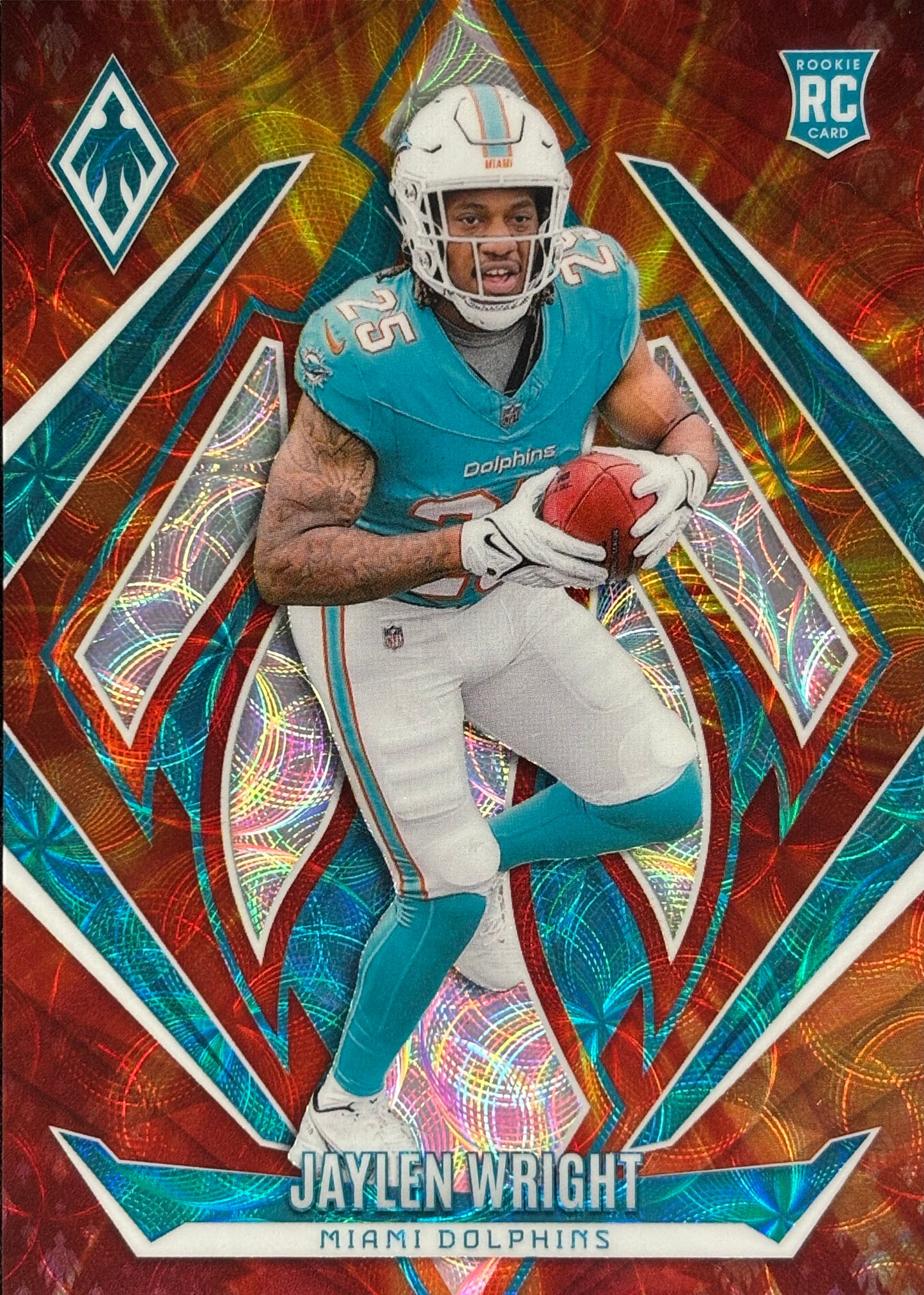 Jaylin Wright Phoenix Fire Burst /350 Rookie Dolphins