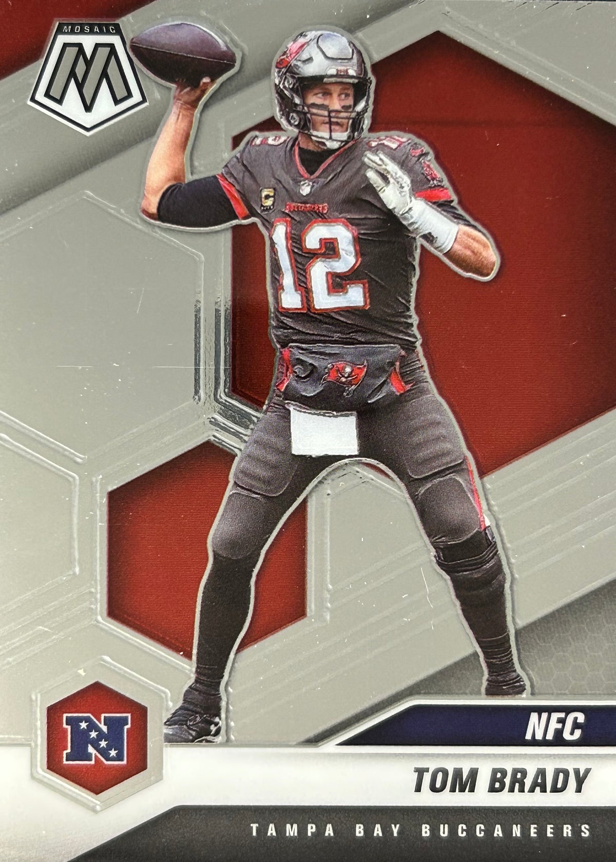 Tom Brady Mosaic NFC Buccaneers Sports Card