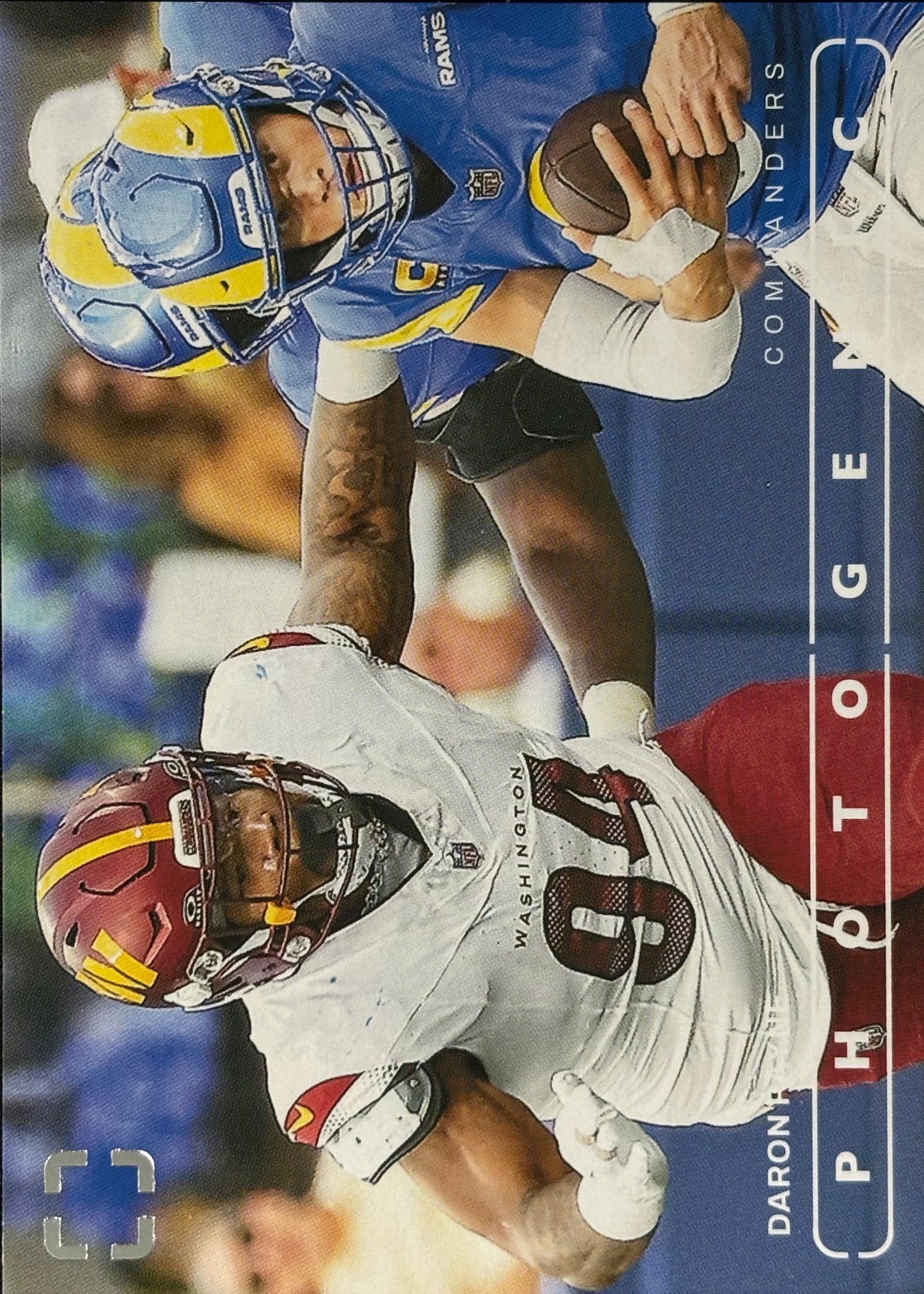 Daron Payne Photogenic Commanders Sports Card