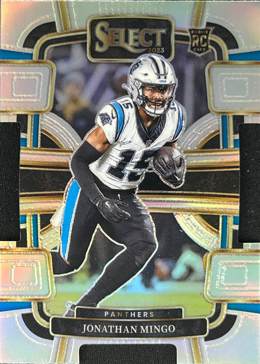 Jonathan Mingo Select Silver Die-Cut Rookie Panthers