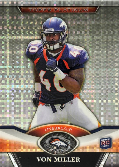 Von Miller Topps Platinum X-Fractor Rookie Broncos