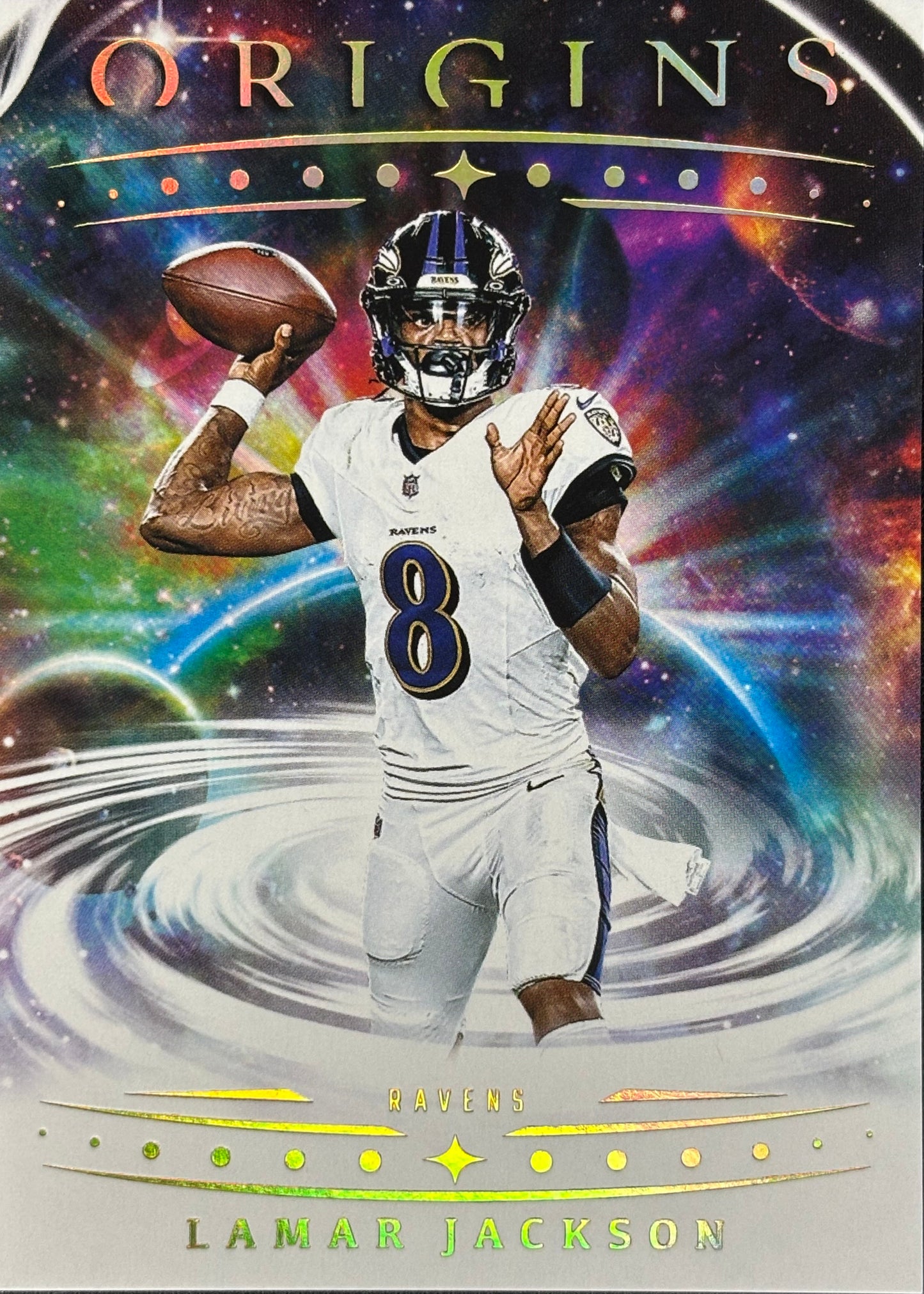 Lamar Jackson Origins Ravens Sports Card