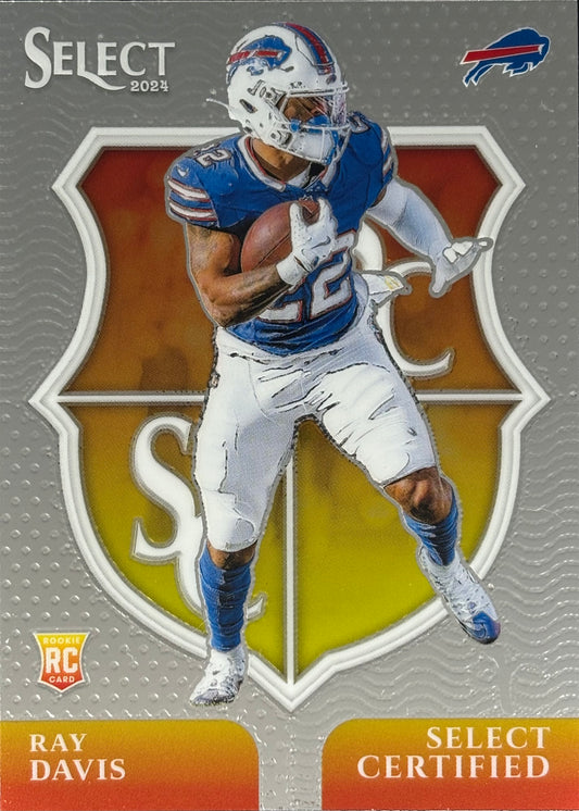 Ray Davis Select Certified Rookie Bills