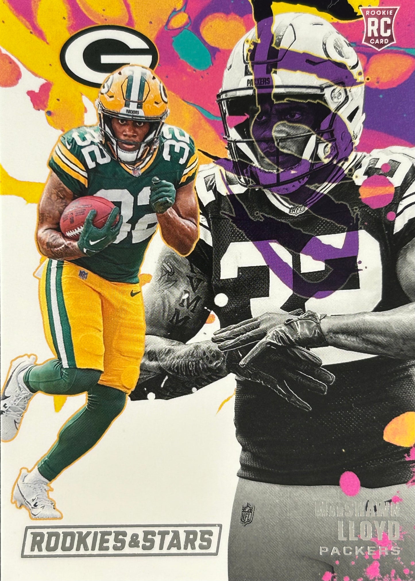 Marshawn Lloyd Exclusive Rookie Packers Sports Card