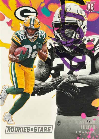 Marshawn Lloyd Exclusive Rookie Packers Sports Card