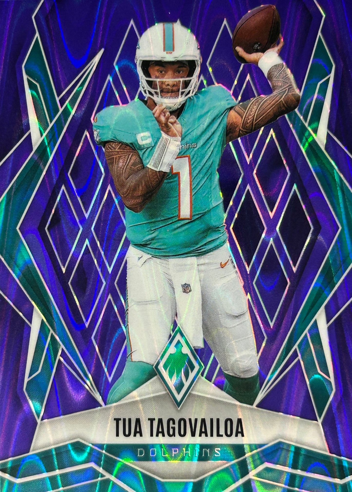 Tua Tagovailoa Phoenix Purple Seismic /49 Dolphins