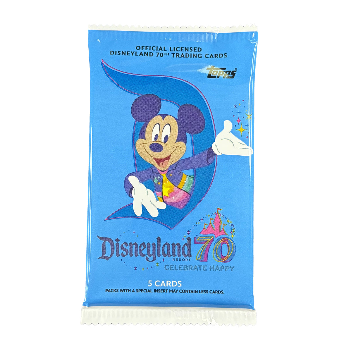 2025 Disneyland Resort 70 Celebrate Happy Blaster Pack Sports Card