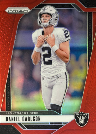 Daniel Carlson Prizm Red Retail Raiders