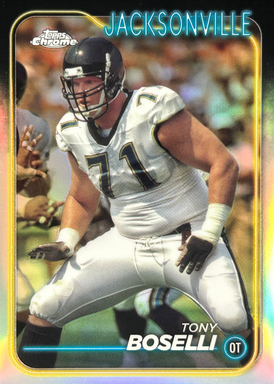 Tony Besseli Topps Chrome Refractor Jaguars