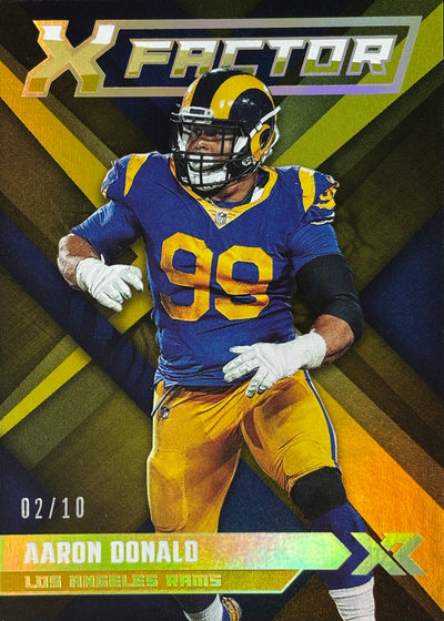 Aaron Donald X Factor Gold /10 Rams