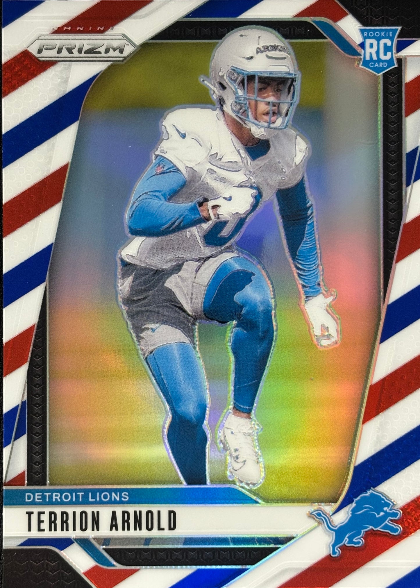 Terrion Arnold Prizm Red White Blue Rookie