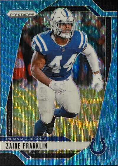 Zaire Franklin Prizm Blue Wave /230 Colts