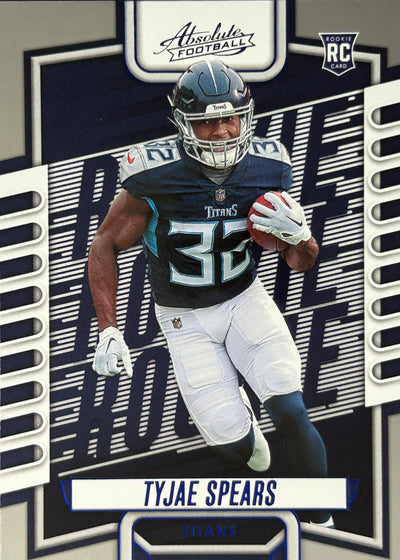 Tyjae Spears Absolute Blue Rookie Titans
