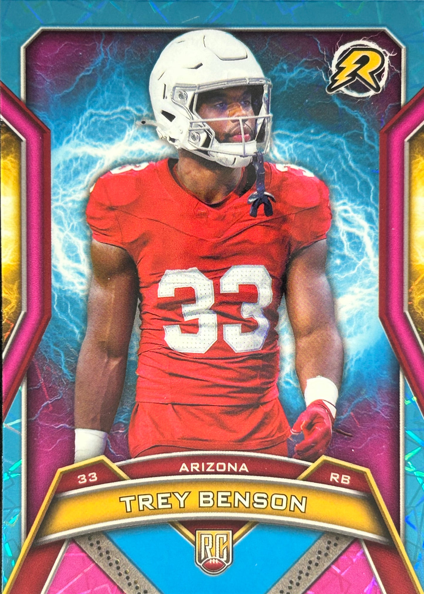 Trey Benson Resurgence Pink Lazer Cardinals