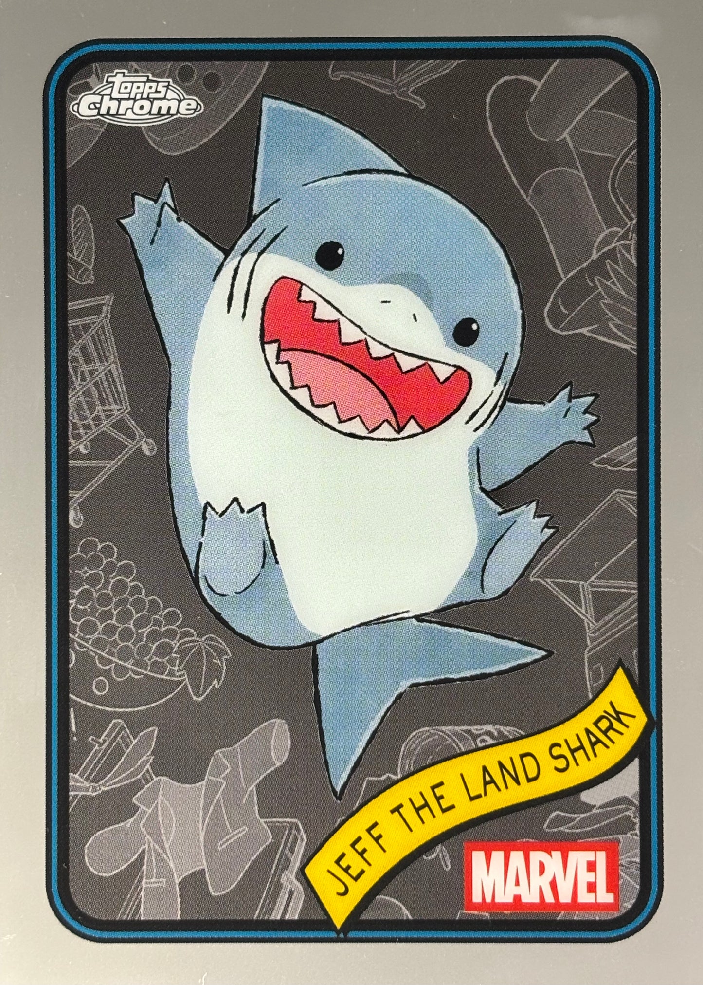 Jeff the Land Shark Topps Chrome Marvel