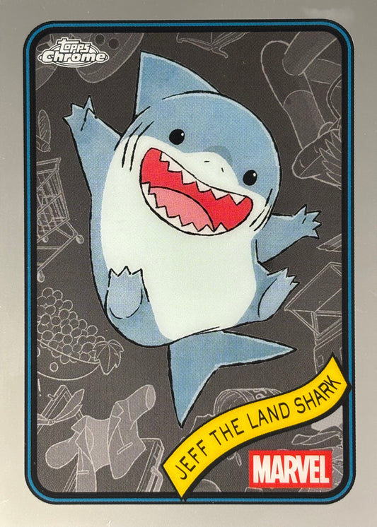 Jeff the Land Shark Topps Chrome Marvel