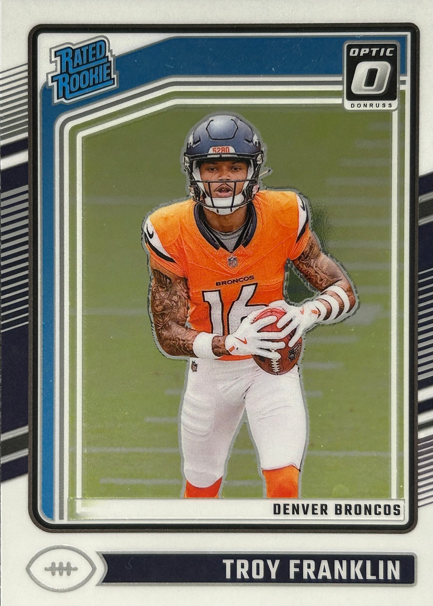 Troy Franklin Optic Rated Rookie Broncos