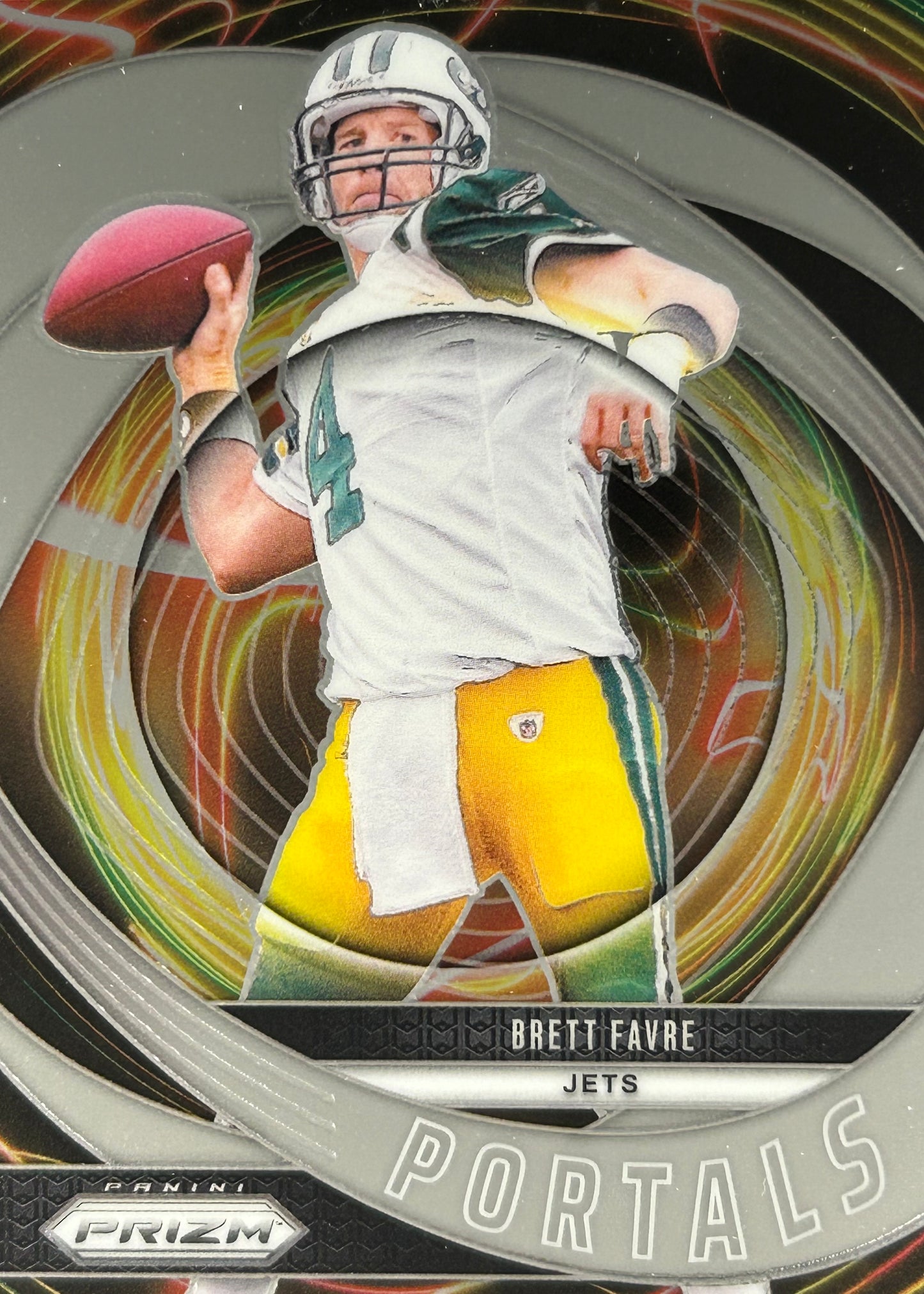 Brett Favre Prizm Portals Jets
