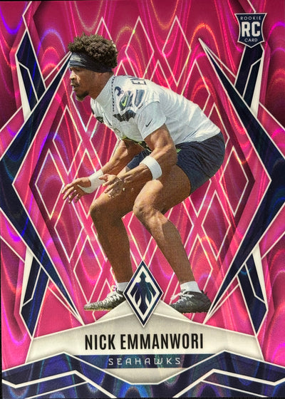 NICK EMMANWORI Phoenix Pink Seismic /75 Rookie Seahawks