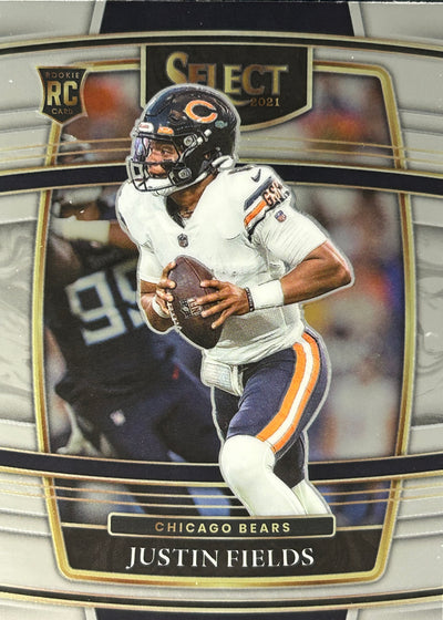 Justin Fields Select Concourse Rookie Bears Chiefs Sports Card