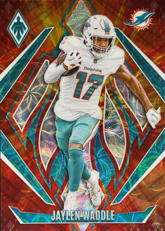 Jaylen Waddle Phoenix Fire Burst /350 Dolphins