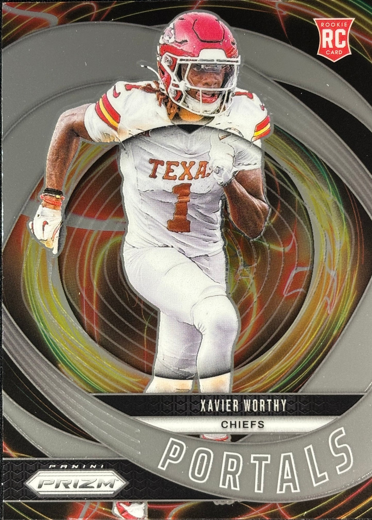 Xavier Worthy Prizm Portals Rookie