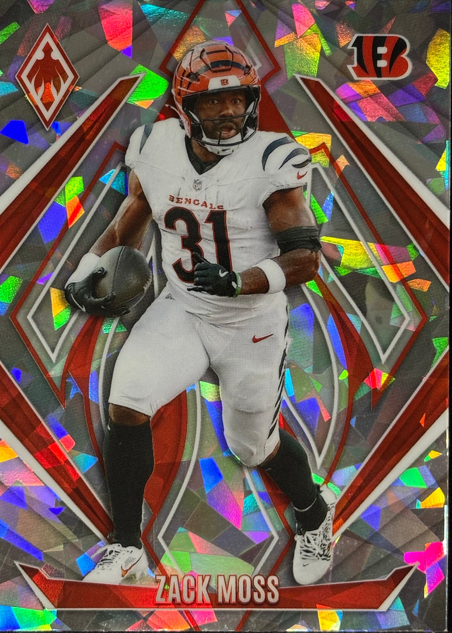 Zack Moss Phoenix Cracked Ice Bengals