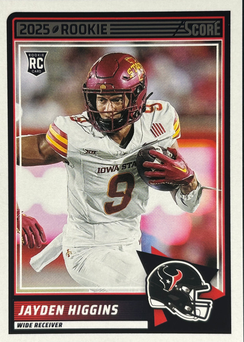Jayden Higgins Score Rookie Texans