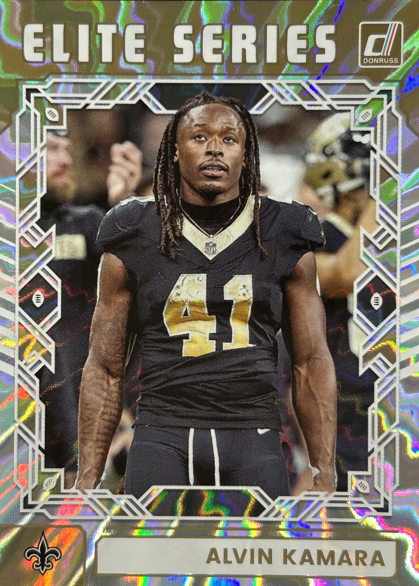 Alvin Kamara Elite Series Saints Sports Card