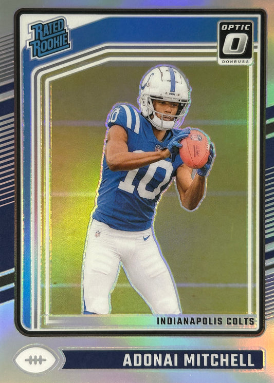 Adonai Mitchell Optic Holo Rookie Colts