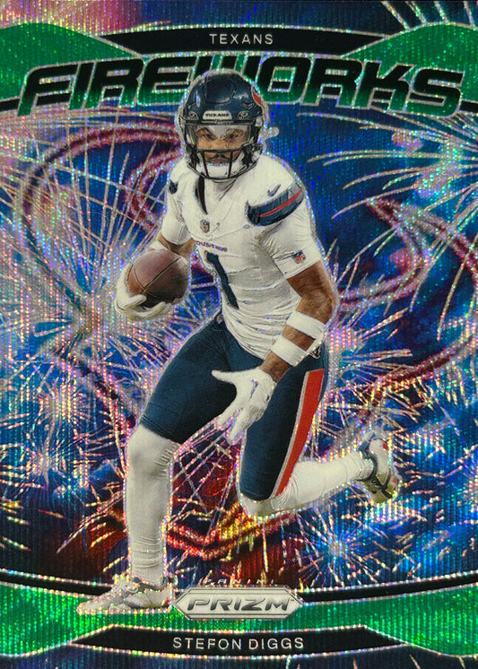 Stefon Diggs Fireworks Green Wave Texans