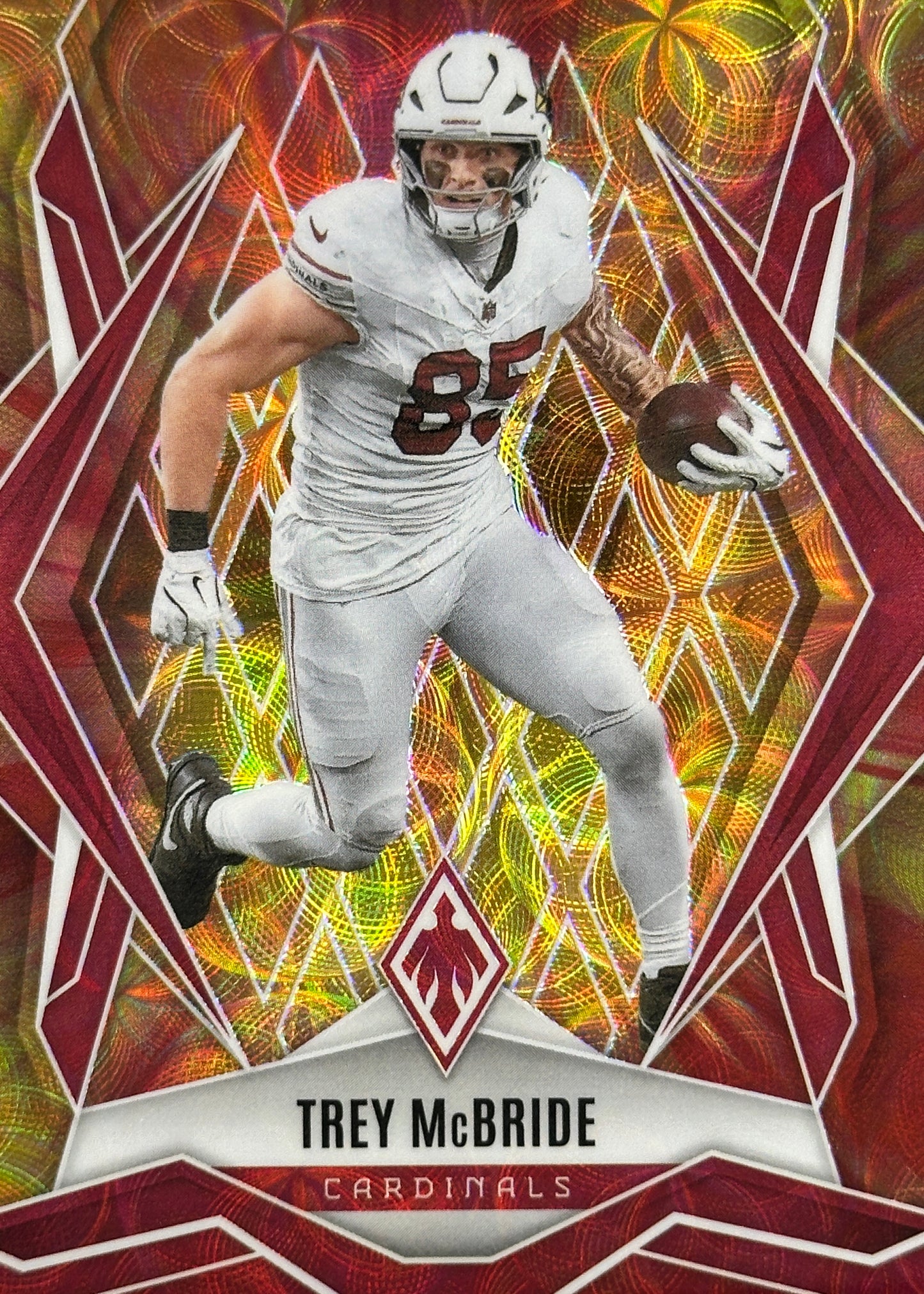 Trey McBride Phoenix Fire Burst /350 Arizona Cardinals