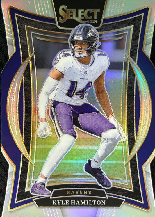 Kyle Hamilton Select Silver Die-Cut Ravens
