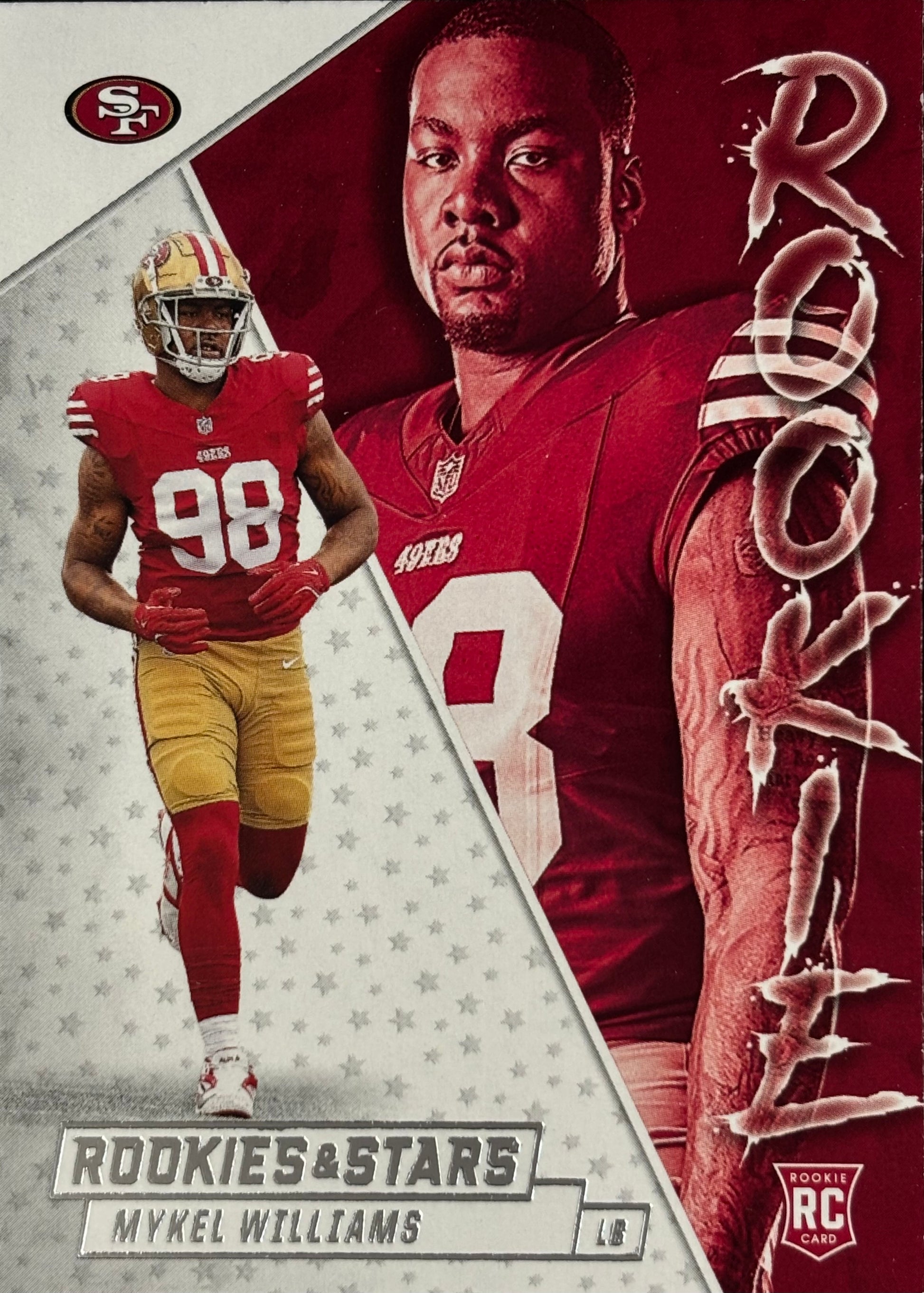 Mykel Williams Exclusive Rookie 49ers Sports Card