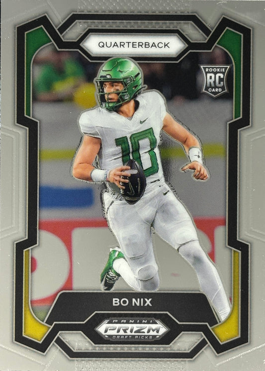 Bo Nix Prizm Draft Rookie Broncos
