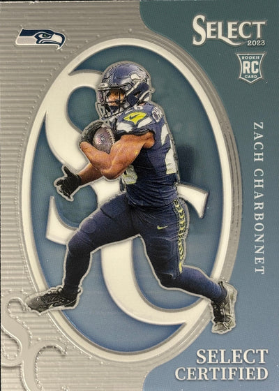 Zach Charbonnett Select Certified Rookie Seahawks