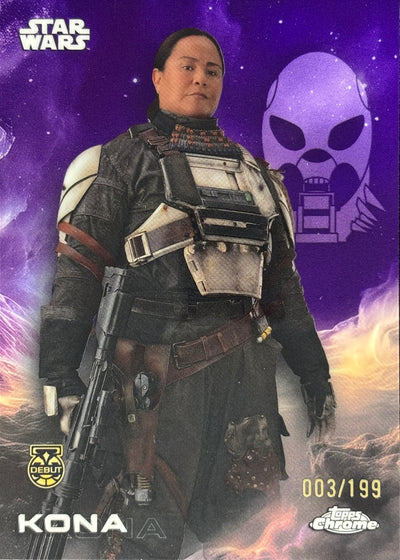 Kona Purple /199 Topps Chrome Star Wars