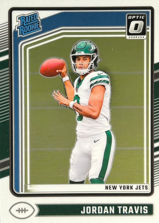 Jordan Travis Optic Rated Rookie Jets