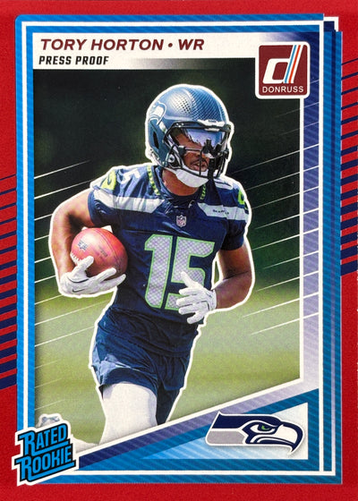 Tory Horton Donruss Red Press Rookie Seahawks